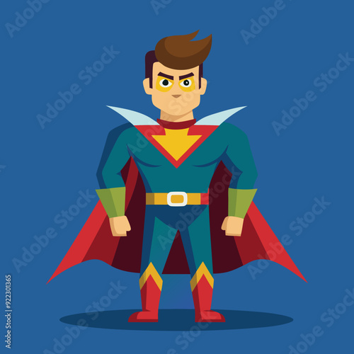 superhero in action