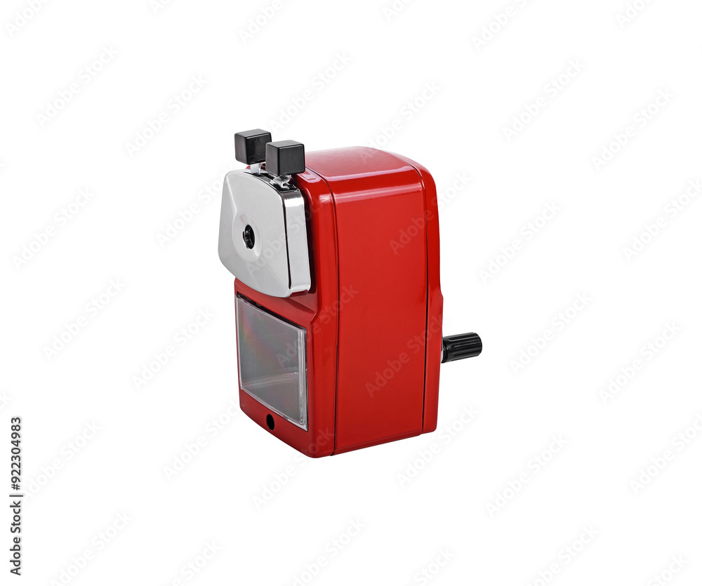 red rotary pencil sharpener  transparent png