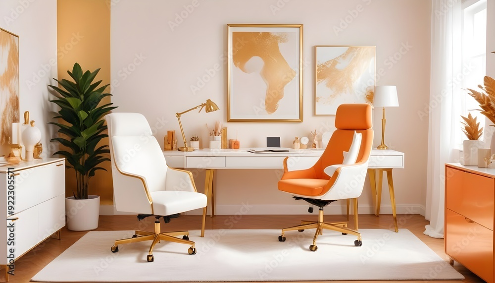Photo interior modern design room 3d illustration Photo interior modern design room 3d illustration