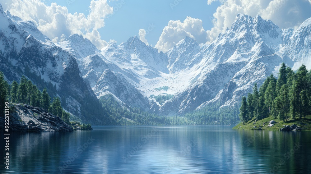 Majestic Mountain Lake Majestic Mountain Lake