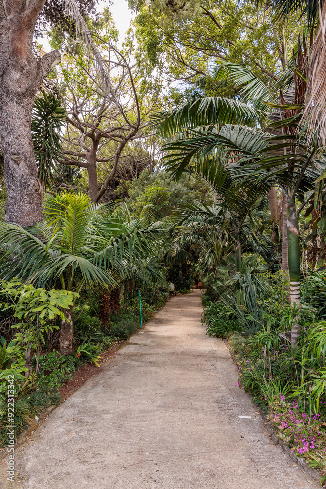 Quinta Splendida Botanical Garden on the island of Madeira