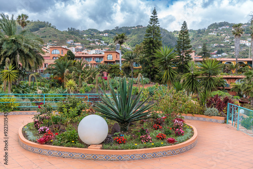 Obraz na płótnie Quinta Splendida Botanical Garden on the island of Madeira w salonie