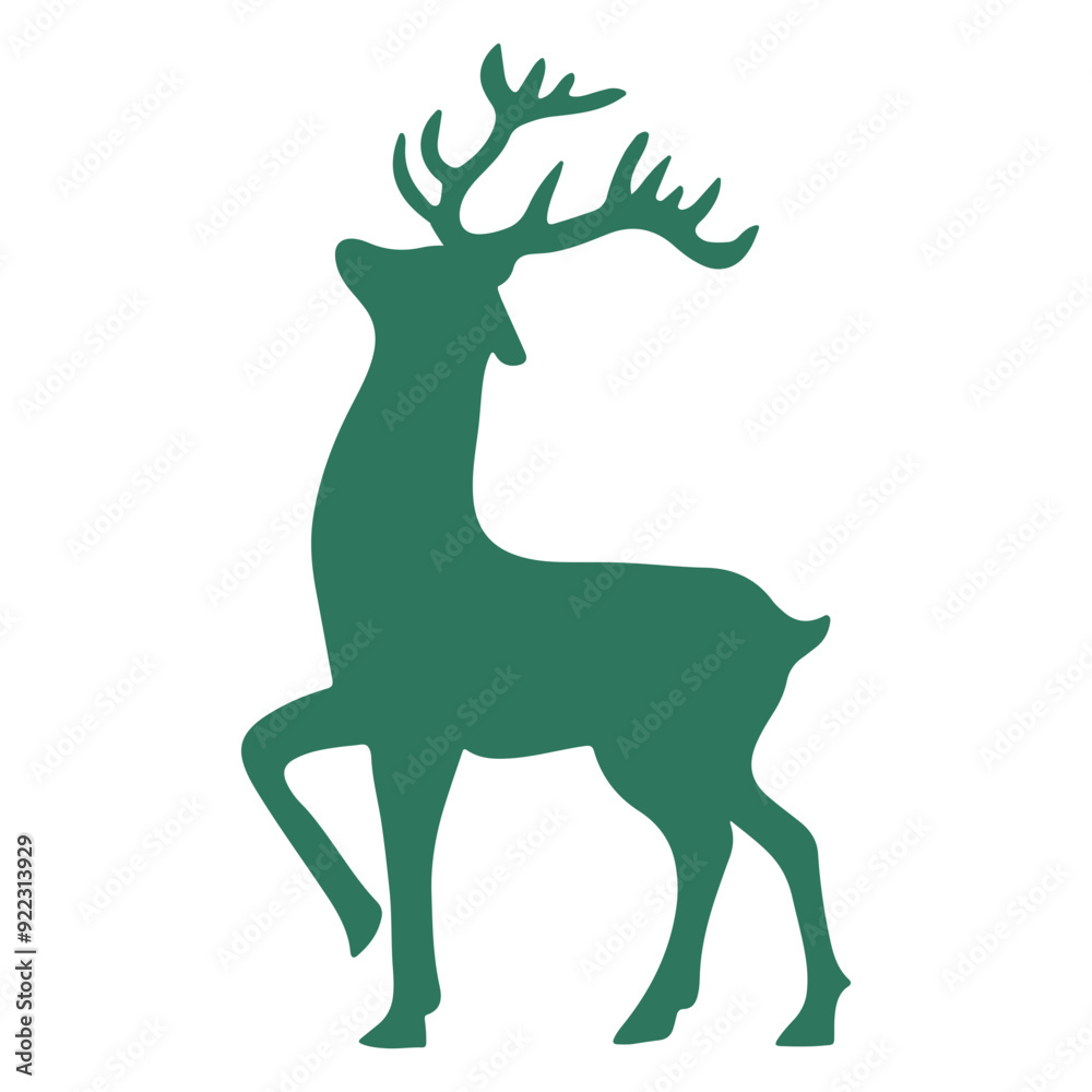 Green Deer Silhouette
Green Deer Silhouette