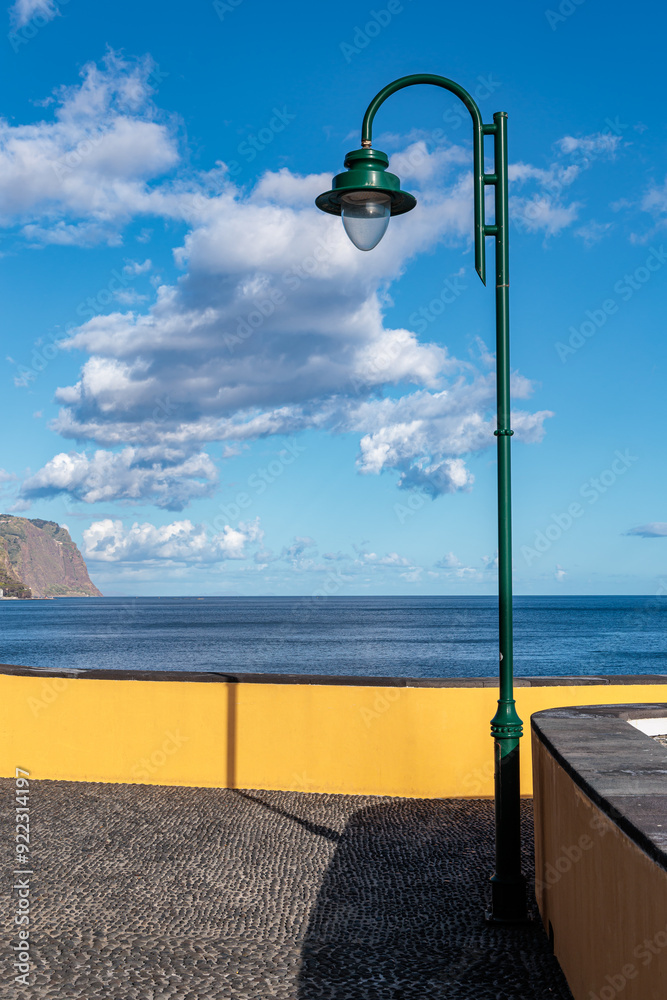 Early evening landscape and ocean mood in Ponta do Sol, Madeira Island