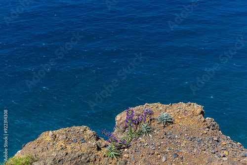 Obraz na płótnie Nooks and crannies at Ponta do Pargo on the island of Madeira w salonie