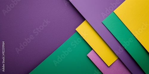 Free Download Abstract background of purple, green, and yellow paper, with diagonal lines. - GFXLoad