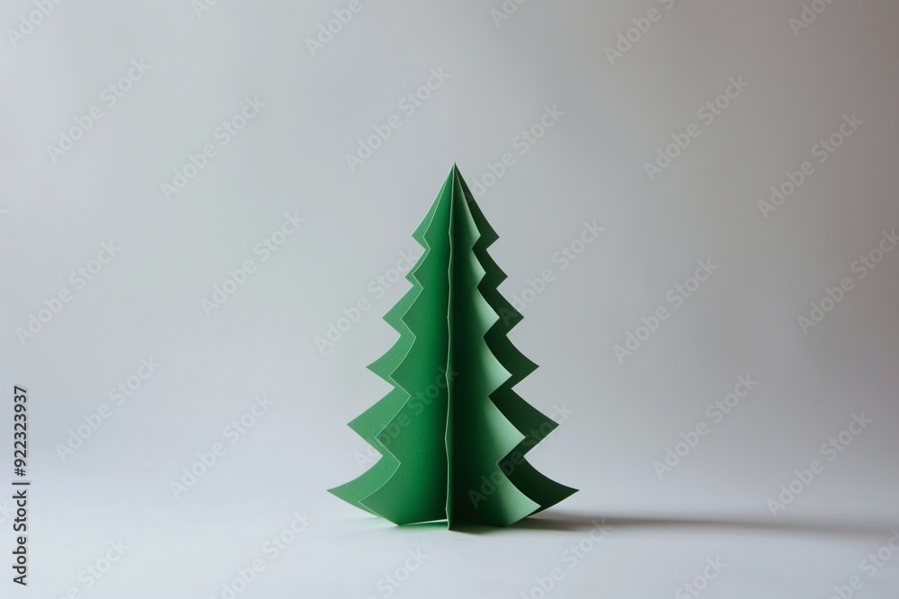 Fototapeta premium minimal christmas postcard theme with blank copy space isolated on background