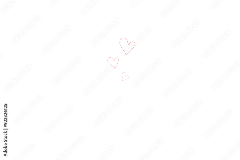 pink heart with ornament pink heart with ornament