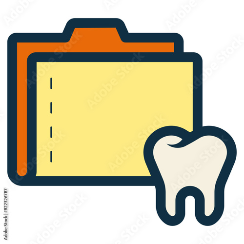 dental record folder icon