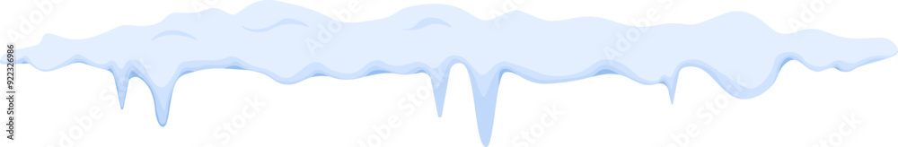 Snow cap symbol. Flat style. Snow cap symbol. Flat style.