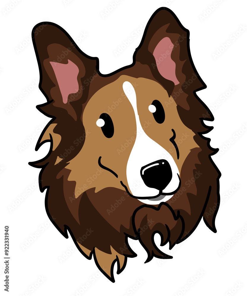 Fototapeta premium dog face