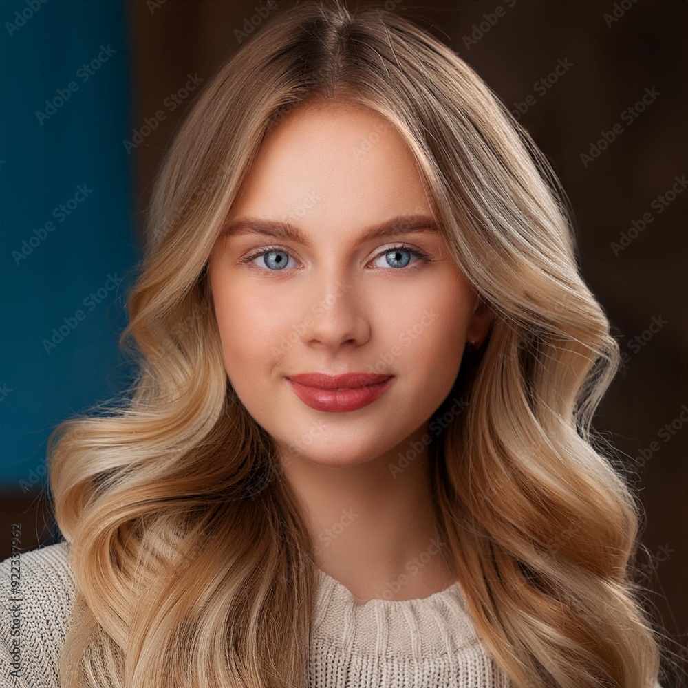 portrait of a young woman, AI generated portrait of a young woman, AI generated