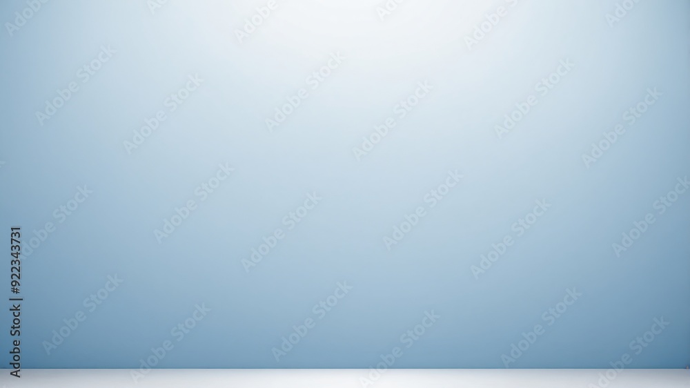 Soft Blue Gradient Studio Scene Soft Blue Gradient Studio Scene