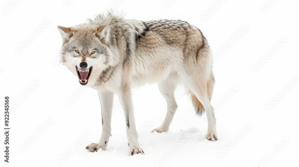 Obraz premium Wolf in the Snow