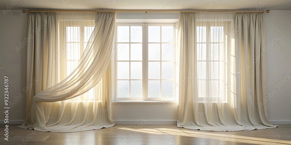 Curtains fluttering on window with light background, curtains, window, flutter, light, home decor, interior design, peaceful, gentle Curtains fluttering on window with light background, curtains, window, flutter, light, home decor, interior design, peaceful, gentle