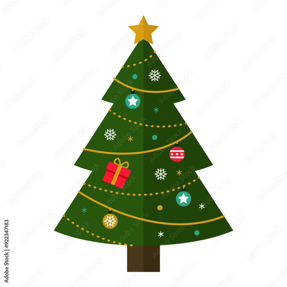 Obraz premium Christmas Tree Clipart