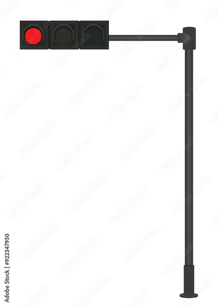 Traffic lights post. vector illustration Traffic lights post. vector illustration