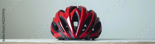 Minimalist triathlon, single bike helmet, white background, natural light
