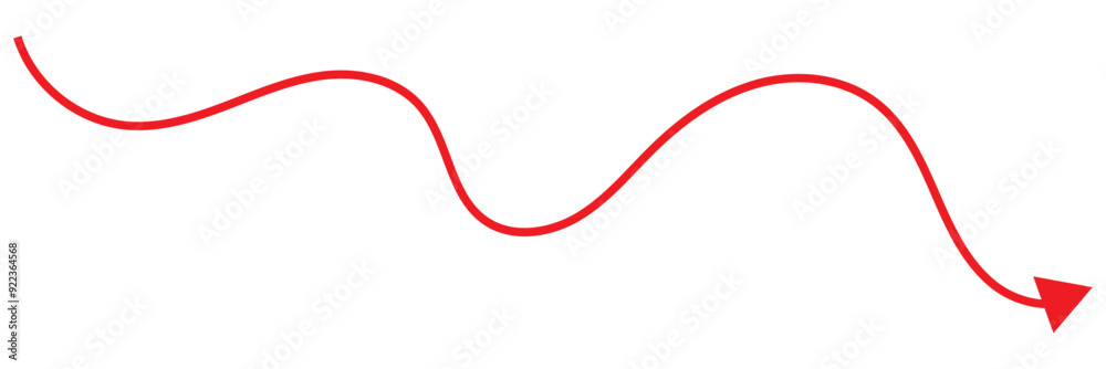 Round curl long arrow. Thin arrow curled symbol icon. Arrow swish sign. Round curl long arrow. Thin arrow curled symbol icon. Arrow swish sign.