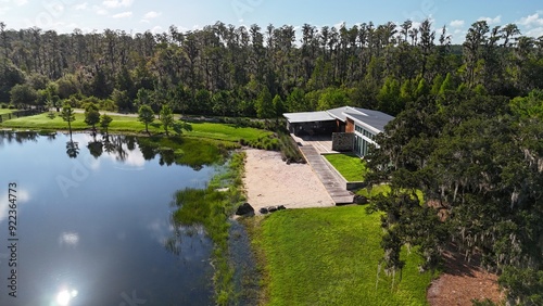 Drone photos of Cummingham Park and lakes