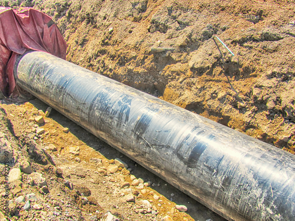 infrastructure work water pipe laying work infrastructure work water pipe laying work