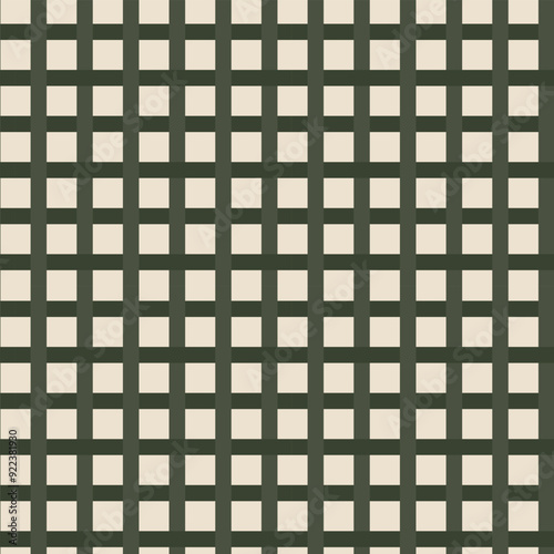 simple vector seamless pattern in green color