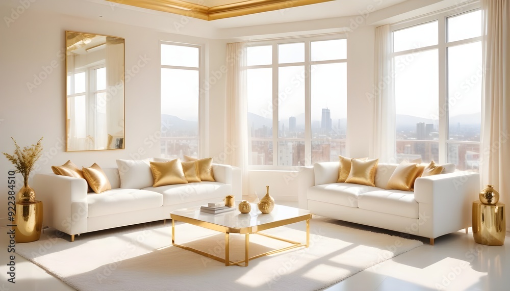Photo interior modern design room 3d illustration Photo interior modern design room 3d illustration