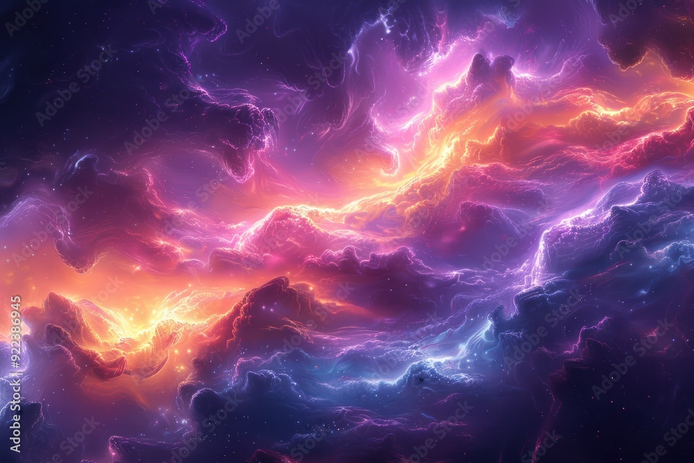 Cosmic Cloudscape - A Vibrant Universe Cosmic Cloudscape - A Vibrant Universe