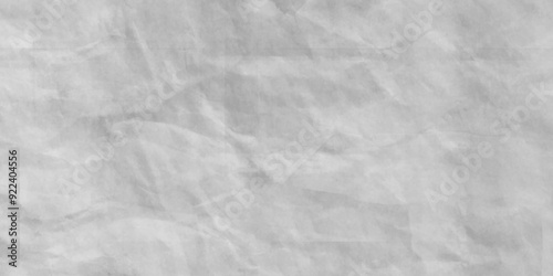 White paper crumpled texture. White wrinkled paper texture. Grunge concrete wall. Vintage blank wallpaper. panorama grunge wrinkly paper texture background, crumpled pattern texture. Top view.