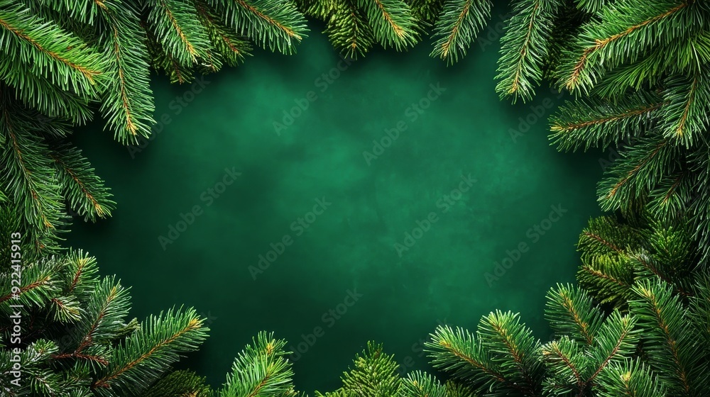 Xmas bg w/ fir