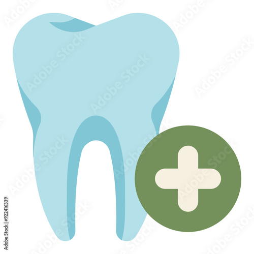 dental care flat icon