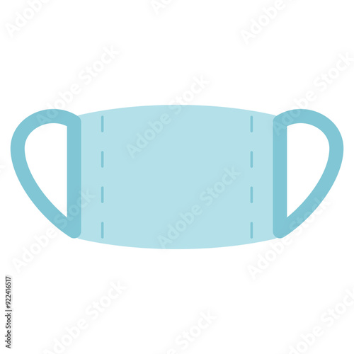 facemask protection flat icon