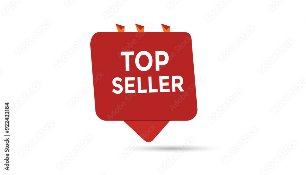 Top seller button web banner templates. Vector Illustration Top seller button web banner templates. Vector Illustration