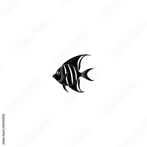 black and white fish