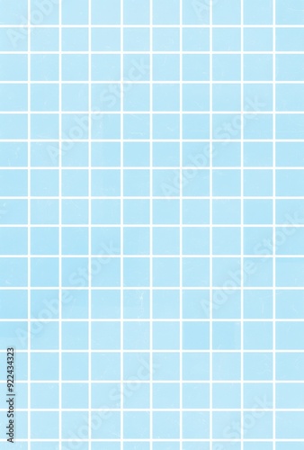 Light Blue Grid Background with White Squares for Clean and Minimalist Design