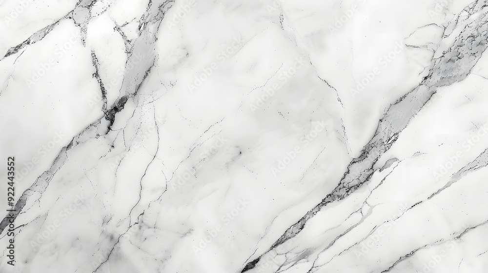 Fototapeta premium Natural white marble texture for background tile text 