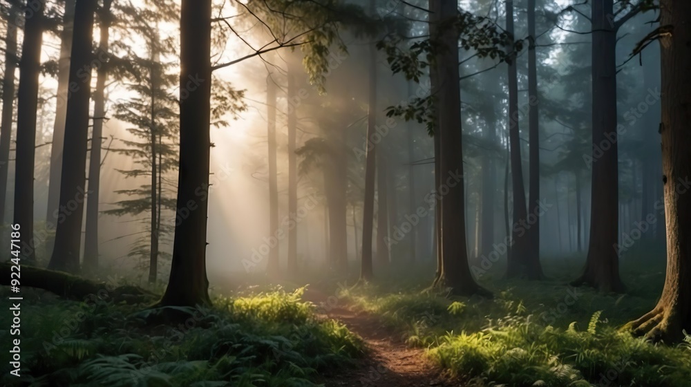 Fototapeta premium morning in the forest