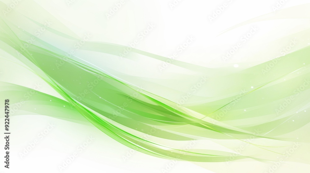 Abstract green wave background with a blur effect and white and light green color scheme, perfect for vector presentation design. Abstract green wave background with a blur effect and white and light green color scheme, perfect for vector presentation design.
