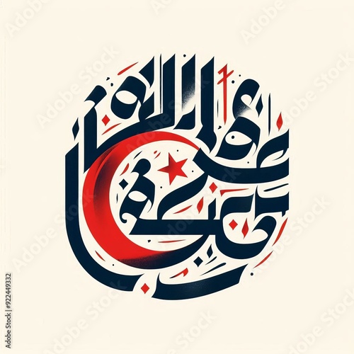 104 Tunisian Calligraphy Script Use traditional Tunisian calligr photo