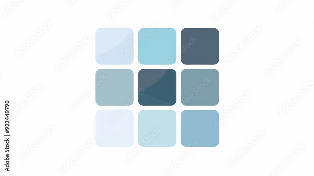 Icon with Light Blue and Grey Squares, Featuring Copy Space for Text or Content
Icon with Light Blue and Grey Squares, Featuring Copy Space for Text or Content