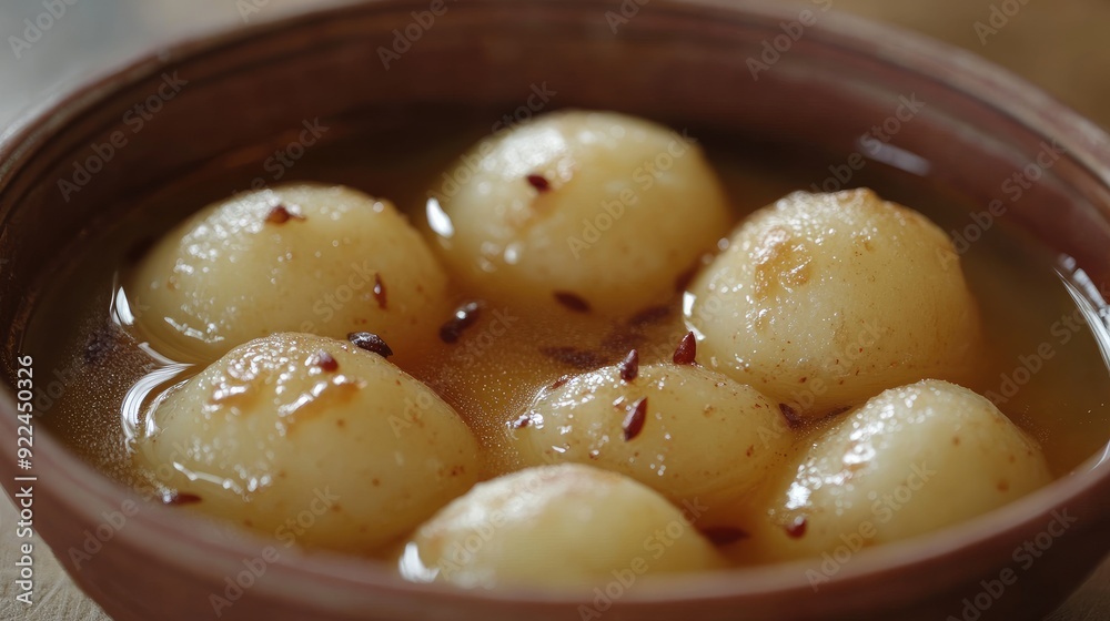 Rasgulla and Gulab Jamun Dessert: A close-up of rasgulla and gulab ...