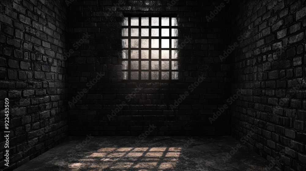 A Dark and Gloomy Prison Cell