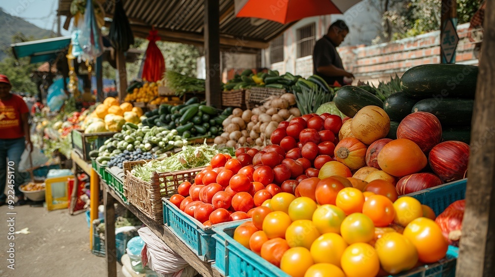 fresh fruit and vegetable market with locals organic produce fresh fruit and vegetable market with locals organic produce