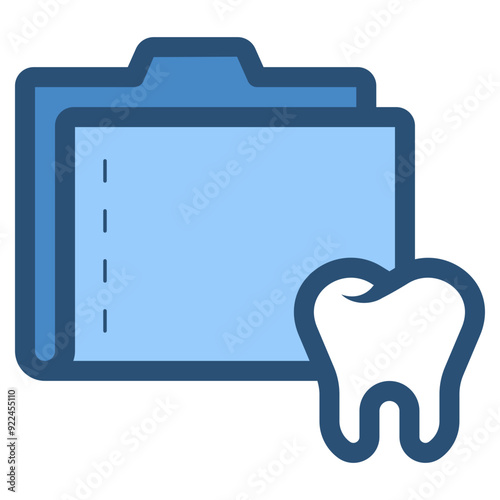 dental patient record folder icon