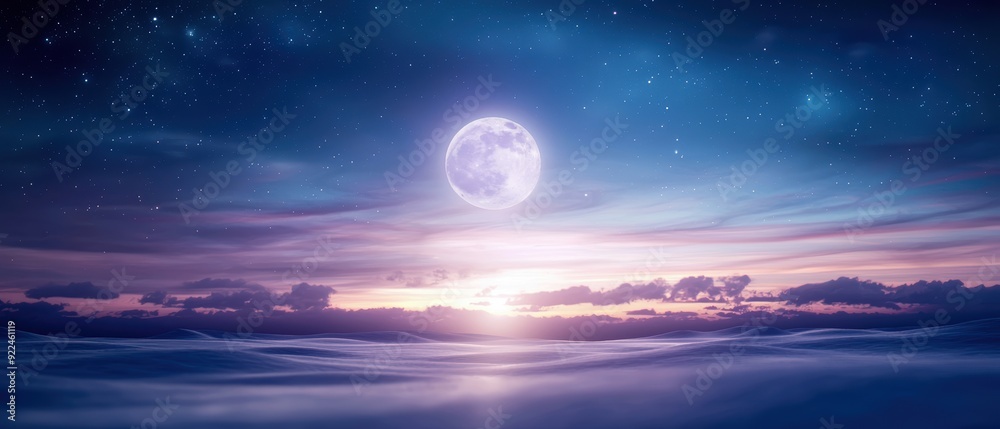 Chill lo-fi cover with a stylized moon and stars, using soft blues and purples to create a serene, late-night listening experience
