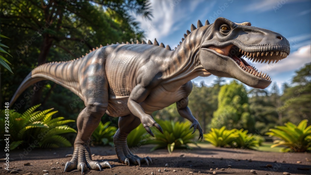 Fototapeta premium majungasaurus dinosaur background