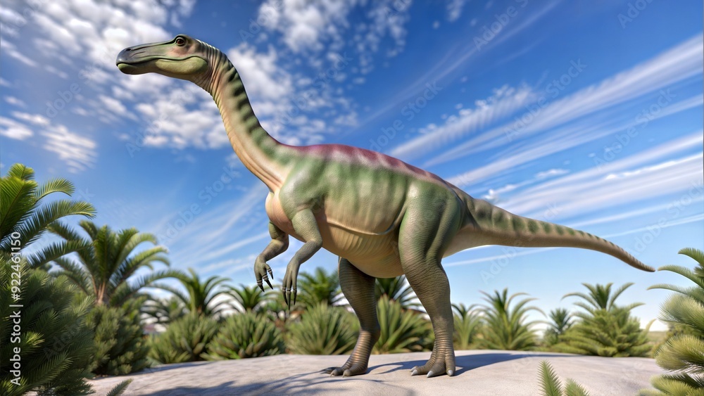Fototapeta premium maiasaura dinosaur background