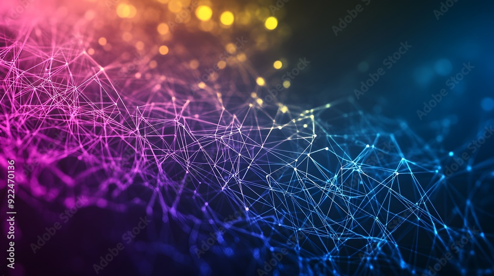 A digital web of lines and grids, representing the intricate network in data science A digital web of lines and grids, representing the intricate network in data science