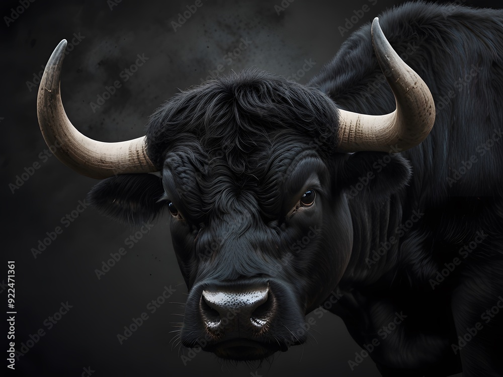 Naklejka premium angus cattle