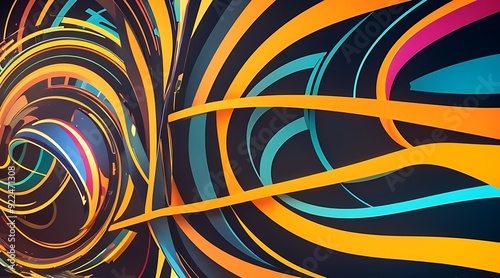 Wallpaper Mural Abstract background with unique patterns Torontodigital.ca